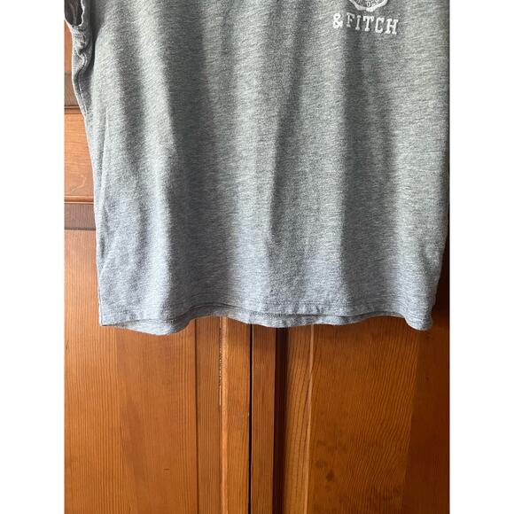 Abercrombie & Fitch Women's Crewneck Pullover T-Shirt Short Sleeves Gray Size M - Picture 5 of 7